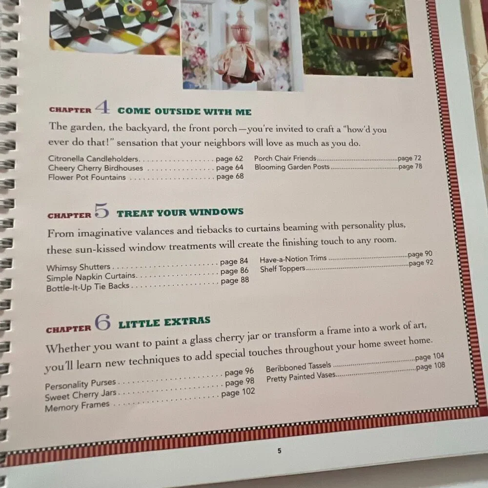 Vtg 1999‎ MARY ENGELBREIT Crafts To Decorate Your Home Book 1st Ed 90s Cottage